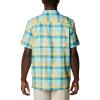 Columbia Men’s Super Slack Tide Camp Shirt Short Sleeve(Gulf Stream Multi Gingham)