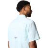 Columbia Men’s Super Slack Tide Camp Shirt Short Sleeve(Gulf Stream Palaka Grid)
