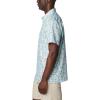 Columbia Men’s Super Slack Tide Camp Shirt Short Sleeve(Icy Morn Fishtiki)