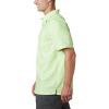 Columbia Men’s Super Slack Tide Camp Shirt Short Sleeve(Jade Lime Gamefish Print)