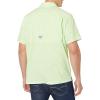 Columbia Men’s Super Slack Tide Camp Shirt Short Sleeve(Jade Lime Gamefish Print)