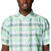 Columbia Men’s Super Slack Tide Camp Shirt Short Sleeve(Key West Multi Gingham)