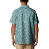 Columbia Men’s Super Slack Tide Camp Shirt Short Sleeve(Metal Small Mighty Marlins Print)