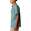 Columbia Men’s Super Slack Tide Camp Shirt Short Sleeve(Metal Small Mighty Marlins Print)