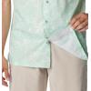 Columbia Men’s Super Slack Tide Camp Shirt Short Sleeve(New Mint Kona Kraze)