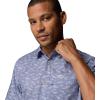 Columbia Men’s Super Slack Tide Camp Shirt Short Sleeve(New Moon Nw Catch)