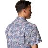 Columbia Men’s Super Slack Tide Camp Shirt Short Sleeve(Nocturnal Marlin Palms)