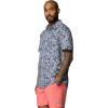 Columbia Men’s Super Slack Tide Camp Shirt Short Sleeve(Nocturnal Pompanos)