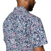 Columbia Men’s Super Slack Tide Camp Shirt Short Sleeve(Nocturnal Pompanos)