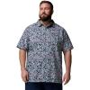 Columbia Men’s Super Slack Tide Camp Shirt Short Sleeve(Nocturnal Pompanos)