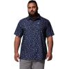 Columbia Men’s Super Slack Tide Camp Shirt Short Sleeve(Nocturnal Take Me to Texas)