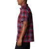 Columbia Men’s Super Slack Tide Camp Shirt Short Sleeve(Red Jasper Multi Gingham)