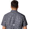 Columbia Men’s Super Slack Tide Camp Shirt Short Sleeve(Shark Texas Time)