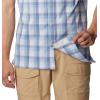 Columbia Men’s Super Slack Tide Camp Shirt Short Sleeve(Soft Violet Mid Gingham)
