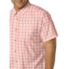 Columbia Men’s Super Slack Tide Camp Shirt Short Sleeve(Sorbet Palaka Plaid)