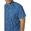 Columbia Men’s Super Slack Tide Camp Shirt Short Sleeve(Vivid Blue Gamefish Print)