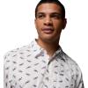 Columbia Men’s Super Slack Tide Camp Shirt Short Sleeve(White Bluefin Pride)