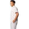 Columbia Men’s Super Slack Tide Camp Shirt Short Sleeve(White Fly Pride)
