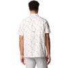 Columbia Men’s Super Slack Tide Camp Shirt Short Sleeve(White Fly Pride)