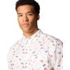 Columbia Men’s Super Slack Tide Camp Shirt Short Sleeve(White Fly Pride)