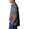 Columbia Men’s Super Slack Tide Camp Shirt Short Sleeve(White Sails Away Print)