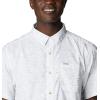 Columbia Men’s Super Slack Tide Camp Shirt Short Sleeve(White Tallyfish)