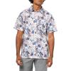 Columbia Men’s Super Slack Tide Camp Shirt Short Sleeve(White Tropicfield)