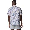 Columbia Men’s Super Slack Tide Camp Shirt Short Sleeve(White Tropicfield)