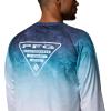 Columbia Men’s Super Terminal Tackle PFG Frigate Frenz, Nocturnal Americana Aerial Fade, Large