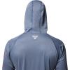 Columbia Men’s Terminal Tackle Hoodie(Carbon Heather/Red Spark Logo)