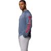 Columbia Men’s Terminal Tackle Hoodie(Carbon Heather/Red Spark Logo)