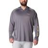 Columbia Men’s Terminal Tackle Hoodie(City Grey/Cocoa Butter Logo)