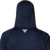 Columbia Men’s Terminal Tackle Hoodie(Collegiate Navy/Sunset Red Logo)