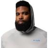 Columbia Men’s Terminal Tackle Hoodie(Cool Grey Heather/Vivid Blue Logo)