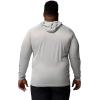 Columbia Men’s Terminal Tackle Hoodie(Cool Grey Heather/Vivid Blue Logo)