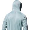 Columbia Men’s Terminal Tackle Hoodie(Crushed Blue Heather/Bright Nectar Logo)