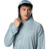 Columbia Men’s Terminal Tackle Hoodie(Crushed Blue/Bright Nectar Logo)