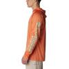 Columbia Men’s Terminal Tackle Hoodie(Dusty Orange/New Mint Logo)