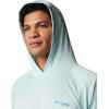Columbia Men’s Terminal Tackle Hoodie(Icy Morn/Canyon Blue Logo)