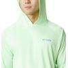 Columbia Men’s Terminal Tackle Hoodie(Key West/Vivid Blue Logo)