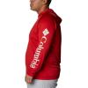 Columbia Men’s Terminal Tackle Hoodie(Red Spark/White Logo)