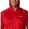 Columbia Men’s Terminal Tackle Hoodie(Red Spark/White Logo)