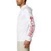 Columbia Men’s Terminal Tackle Hoodie(White/Red Spark Logo)