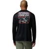Columbia Mens Terminal Tackle PFG Dare Devil Long Sleeve(Black)