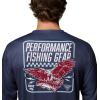 Columbia Mens Terminal Tackle PFG Dare Devil Long Sleeve(Nocturnal)