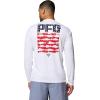 Columbia Mens Terminal Tackle PFG Dare Devil Long Sleeve(White)