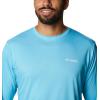 Columbia Men’s Terminal Tackle PFG Fish Flag Long Sleeve(Atoll/Blue Macaw)