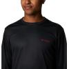 Columbia Men’s Terminal Tackle PFG Fish Flag Long Sleeve(Black/Ga Fish)