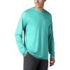 Columbia Men’s Terminal Tackle PFG Fish Flag Long Sleeve(Bright Aqua/Dark Pool)