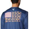 Columbia Men’s Terminal Tackle PFG Fish Flag Long Sleeve(Carbon/Solarize)